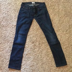 Hudson Skinny leg cut jeans